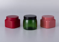 50g Pet Transparent Face Cream Lotion Jar With Rose Gold Cap