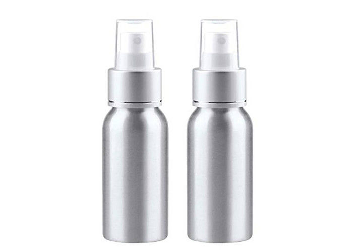 Free Sample Aluminum Sunscreen Spray Bottle 100ml 120ml With Fine Mist Sprayer