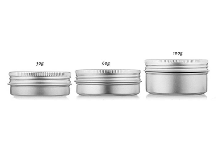 30g 60g 100g Aluminium Cosmetic Containers Matt Color Surface Finishing