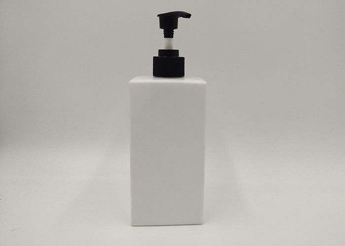 White Color Foam Shampoo Plastic Cosmetic Bottles PET Materials With Lotion Pump