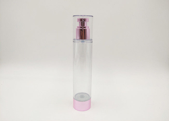 Transparent Moisturizing Gel Airless Cosmetic Bottles Environmental Protection