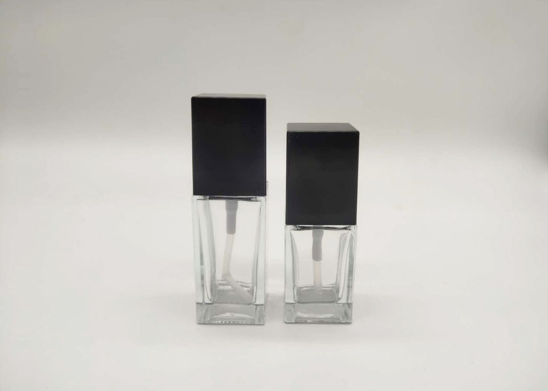 ISO Label Transparent 30ml 50ml Glass Cosmetic Bottles