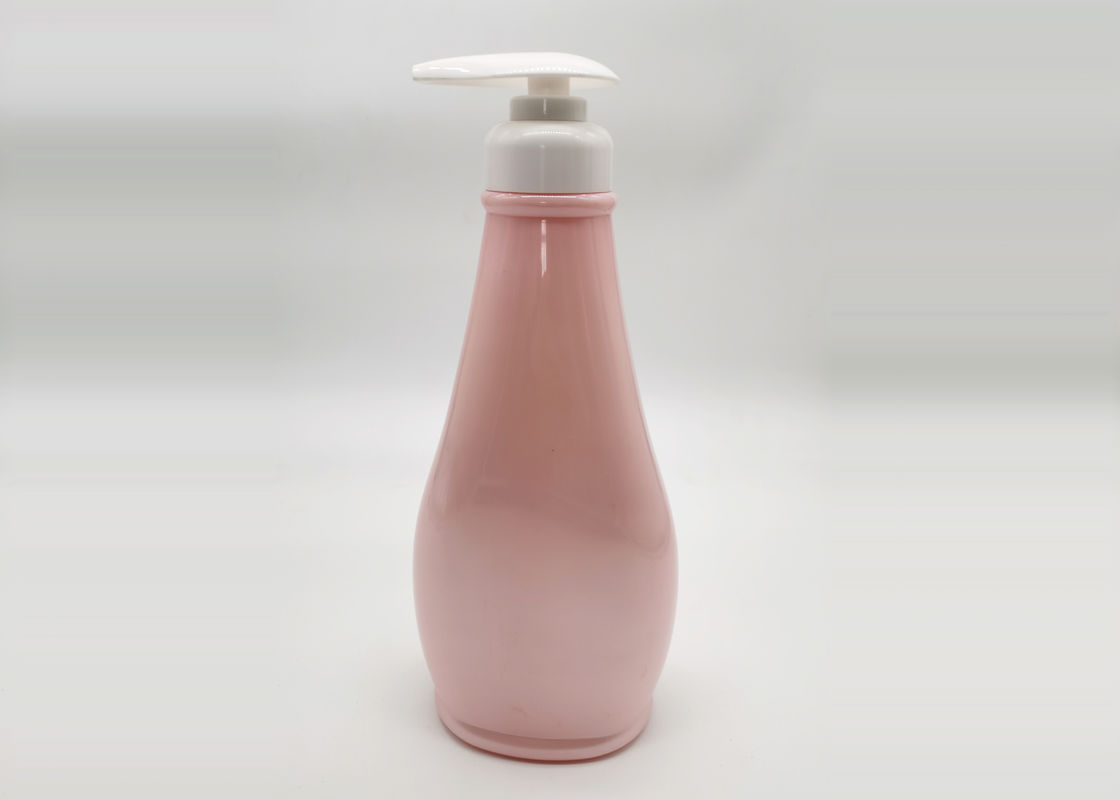 500ml Round PET Plastic Cosmetic Bottles With Lotion Pump