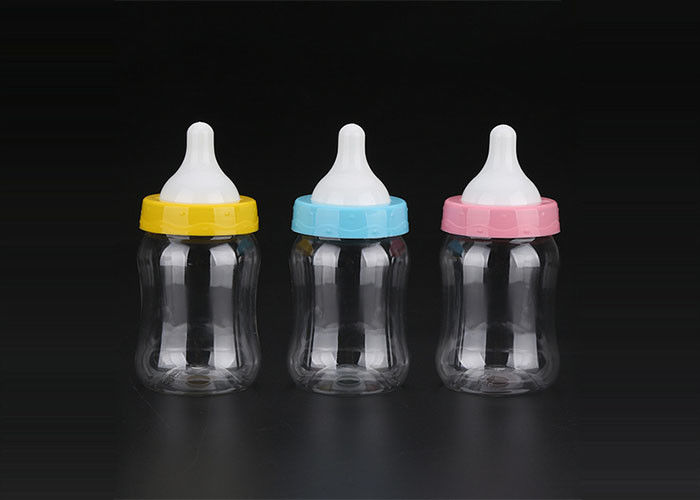 Customized Gradient 250ml Milk Plastic Cosmetic Bottles