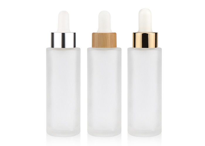 1OZ Frosted Glass Dropper Bottles For Cosmetic Packaging