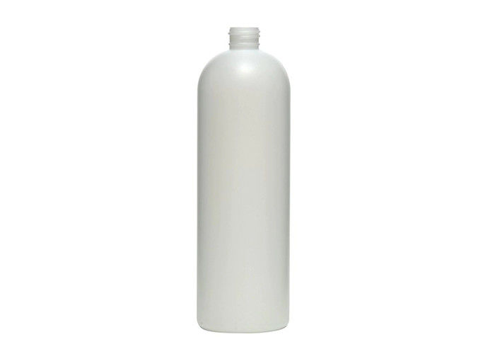 16OZ White HDPE Cosmetic Packaging Bullet Bottle WIth Flip Top Cap