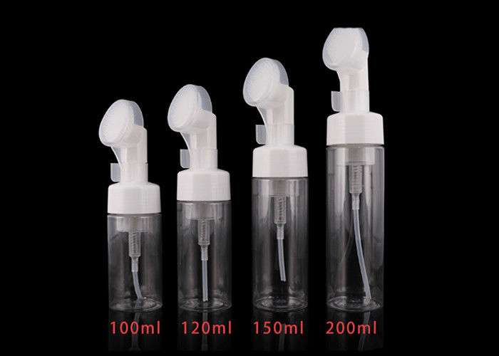 100ml Transparent Plastic Foam Pump Bottle For Face Clean Products